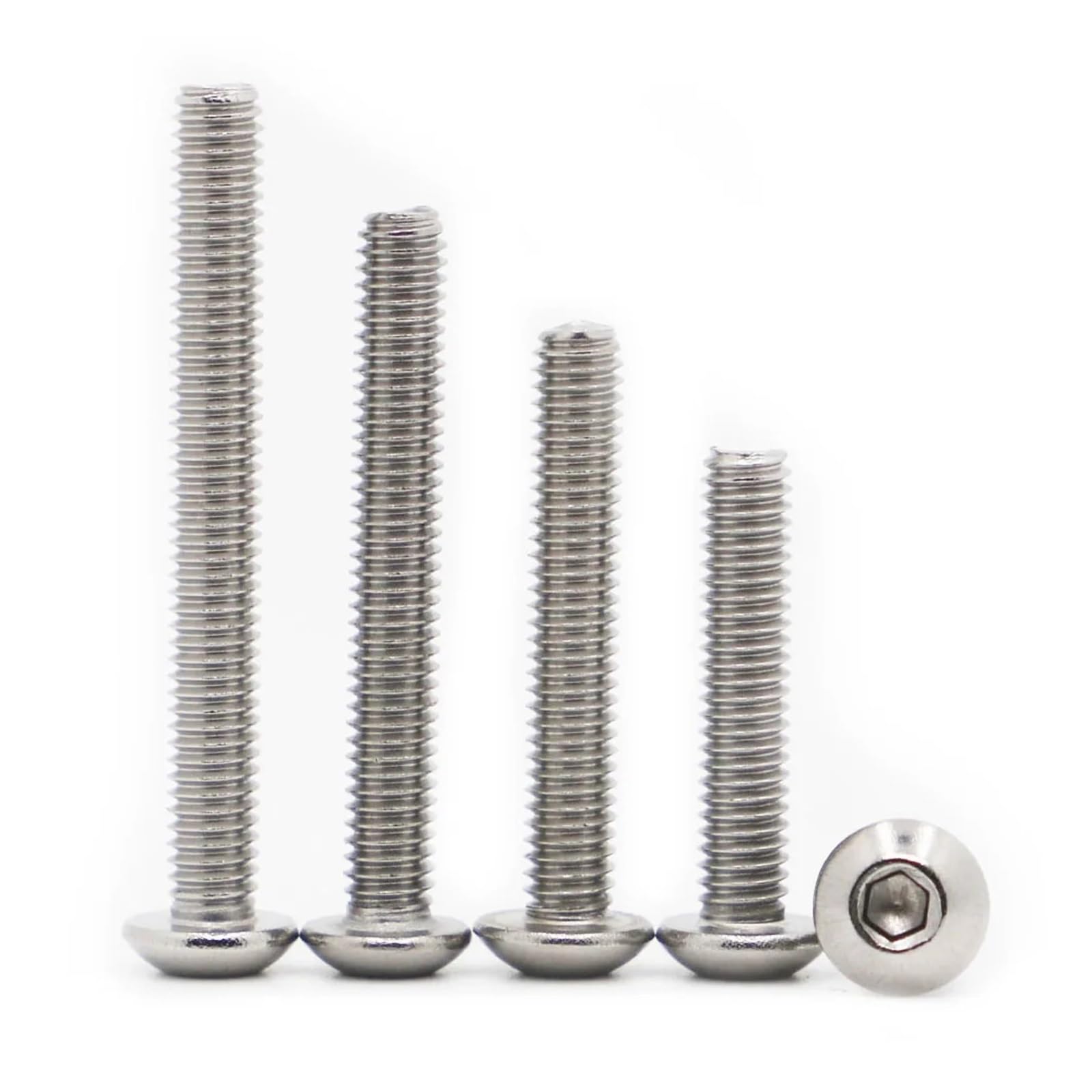 Tornillo De Cabeza Hexagonal Con Valona Galvanizado Brillante