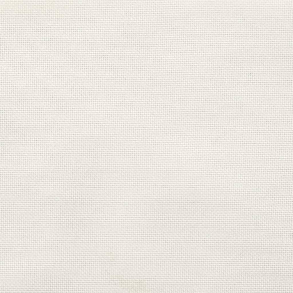 Hochlehner-Auflagen 2er-Set Creme-Meliert 120x50 cm, Polsterauflagen für Gartenstühle und Hochlehner, Weiche Stuhlkissen mit Haltebändern für Außen und Innen