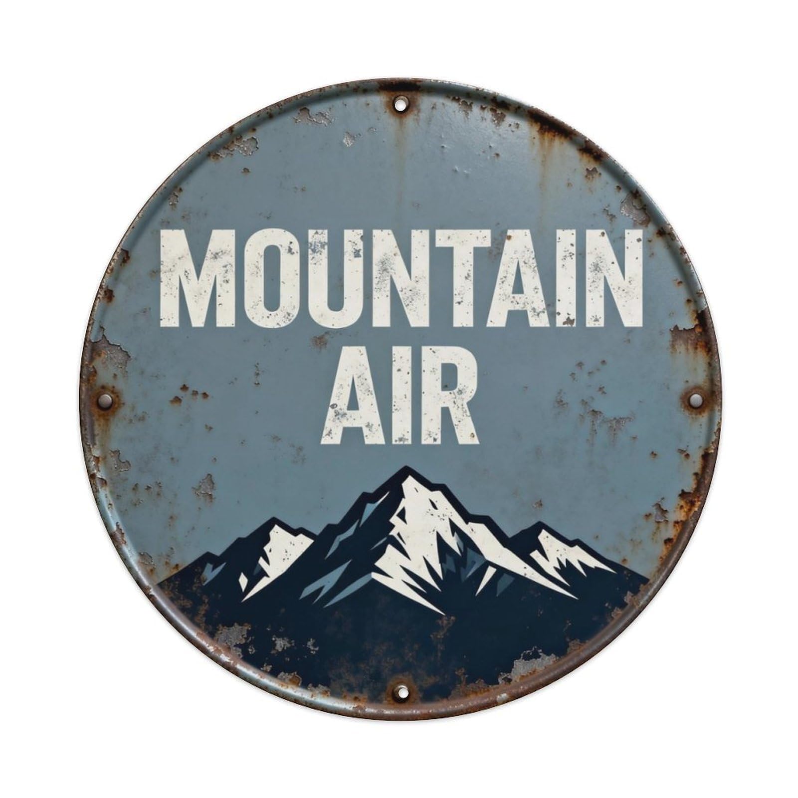 Mountain Air Metal Tin Sign Plaque