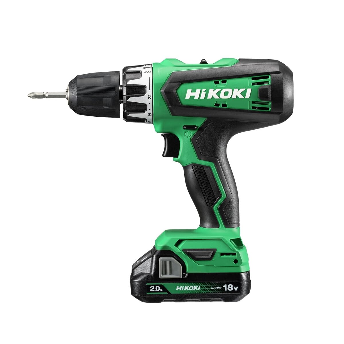 Hikoki Dv18Dfxjmz Dv18Dfxjmz Hammer Drill 18V 2 X 2.0Ah Li-Ion Hikdv18Dfxjm from B&Q