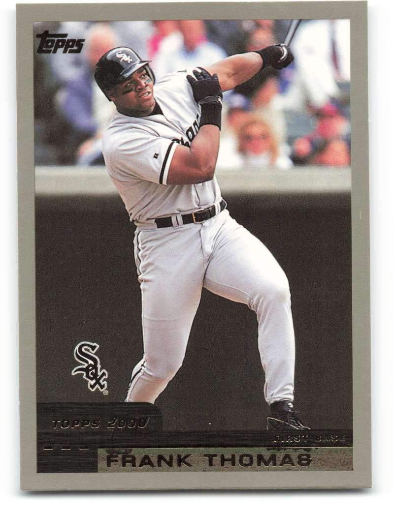 Amazon.com: Baseball MLB 2000 Topps #55 Frank Thomas VG White Sox