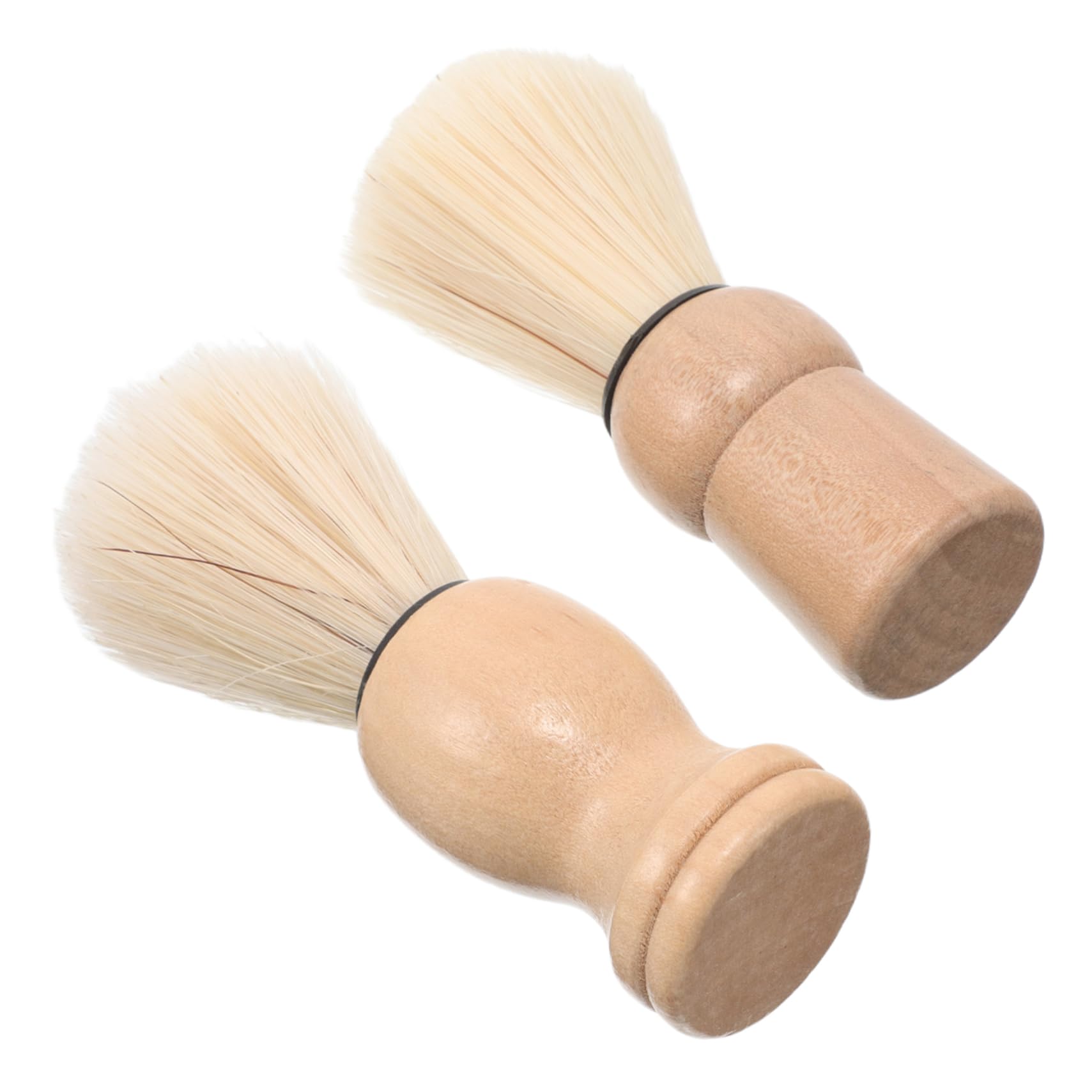 WOFASHPURET 2 Pcs Shaving Brush for Men Durable Hair Salon Neck Duster with Soft Bristles present for Dad and Boyfriend Father Day
