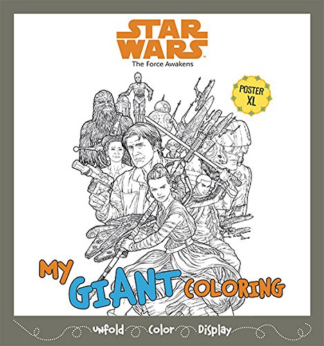 The Force Awakens My Giant Coloring: STAR WARS: 9786144388921: Amazon