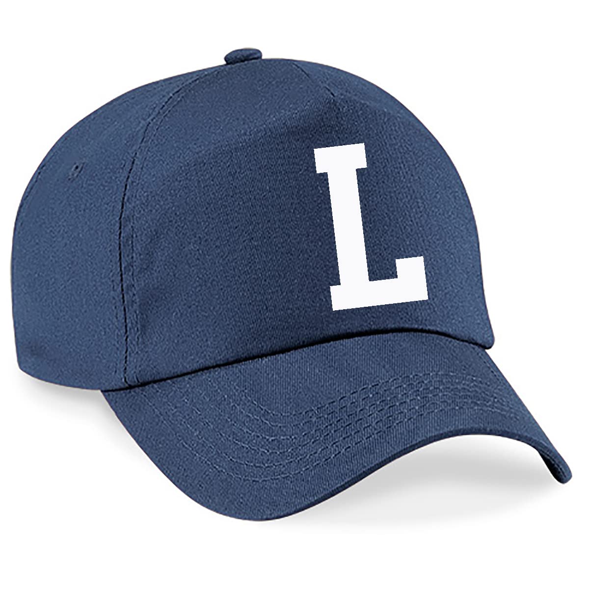 4Sold Boys L New Cap Alphabet A-Z Childrens Navy Cotton A-Z Summer Sun Hat Uv Protection Children Schoo Kids Caps Hat Sport Unisex Adjustable Basebal Holidays Schoo - I