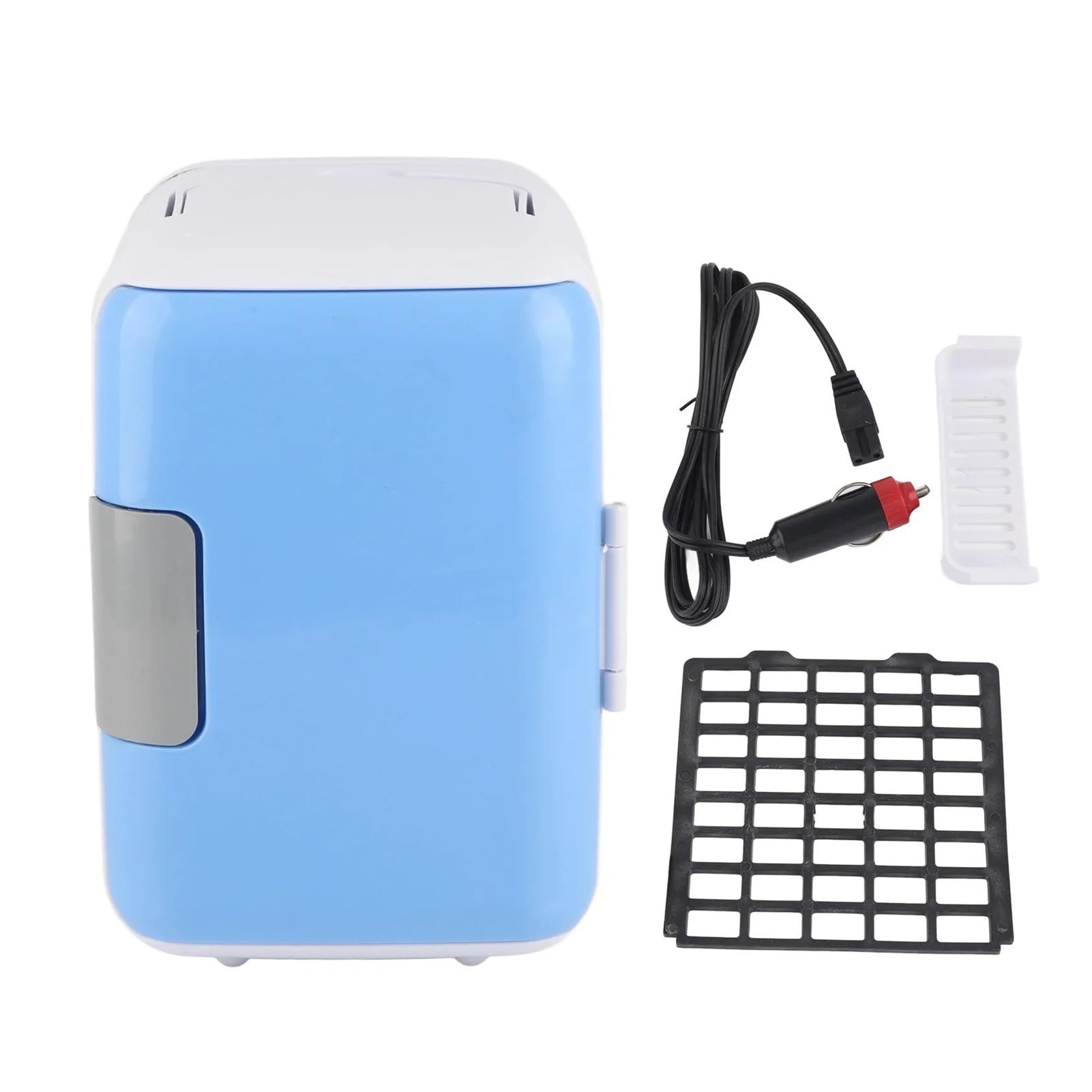 Refrigerador de Coche de 4L, Gran Capacidad, tamaño pequeño, Apto for Uso alimentario, Enfriador y Calentador, Mini refrigerador for Dormitorio, Oficina y hogar.