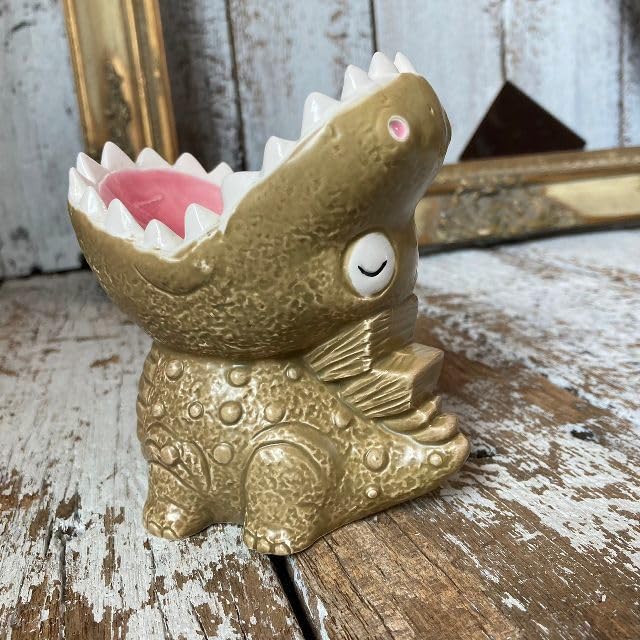 Amazon.co.jp: 70-80s ヴィンテージ*古い 陶器 怪獣 恐竜 灰皿