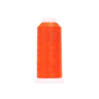 1pc Weight 120D/2 Polyester Embroidery Thread 4000 Meter Sewing(1837 Neon Sunkist)