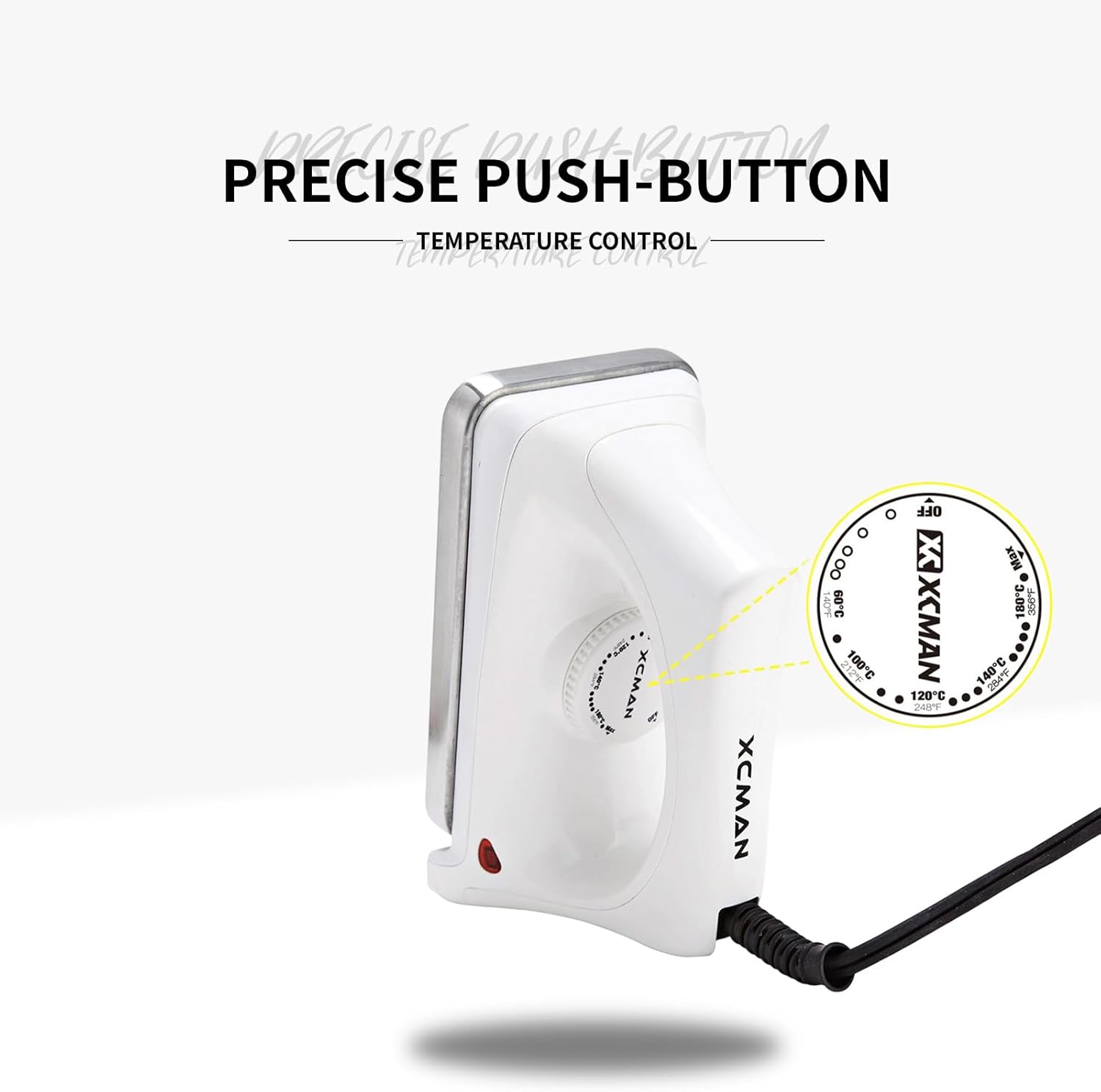 XCMAN Ski Snowboard Waxing Iron 120V 800W with Dimpled Base Plate and Good Thermosta High Temperature Control Accuracy