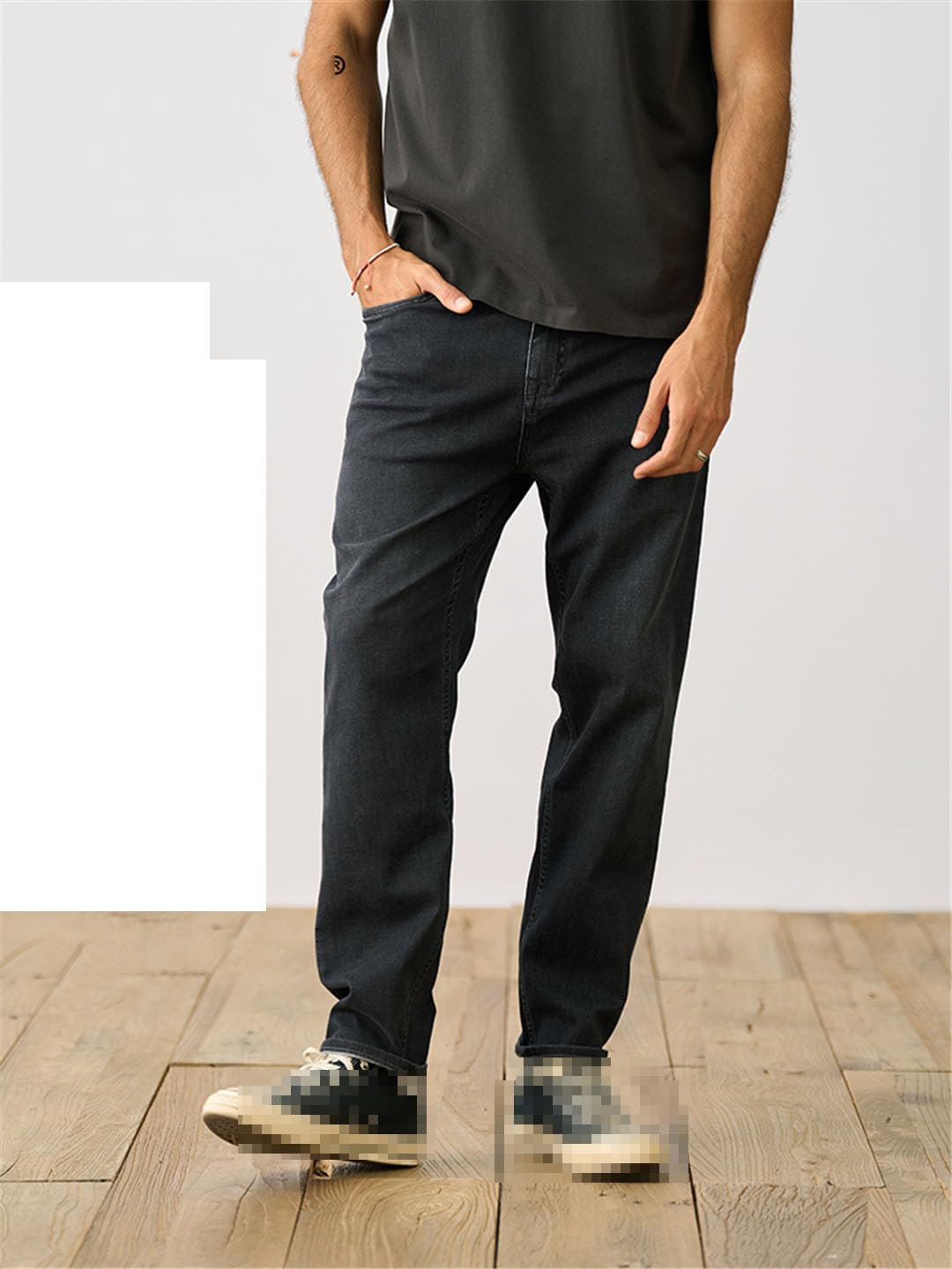 Vogrtcc Pantalones Vaqueros De Hombre Vaqueros Tobilleros