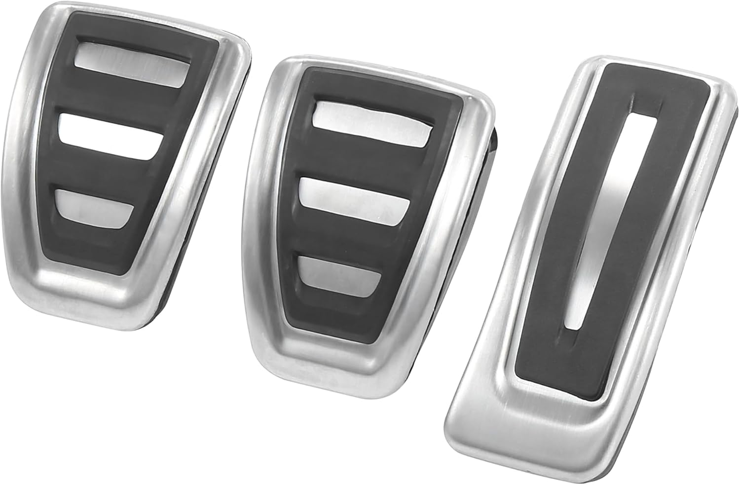 Manual Gear Accelerator Clutch Gas Brake Pedal Pad Cover Kit Replacement for Car