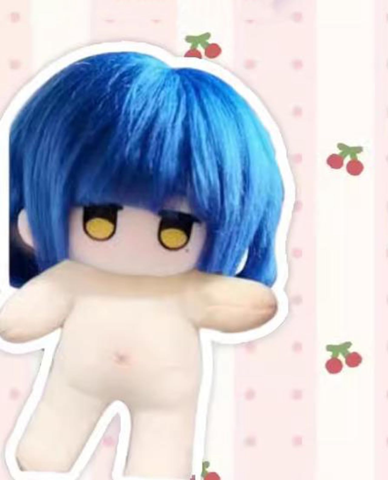 ぼっちざろっく　山田リョウ　座る姿勢　着せ替えぬいぐるみ　服なし ぼっち・ざ・ろっく！ 山田リョウ Chibiぬい おすわりマスコット