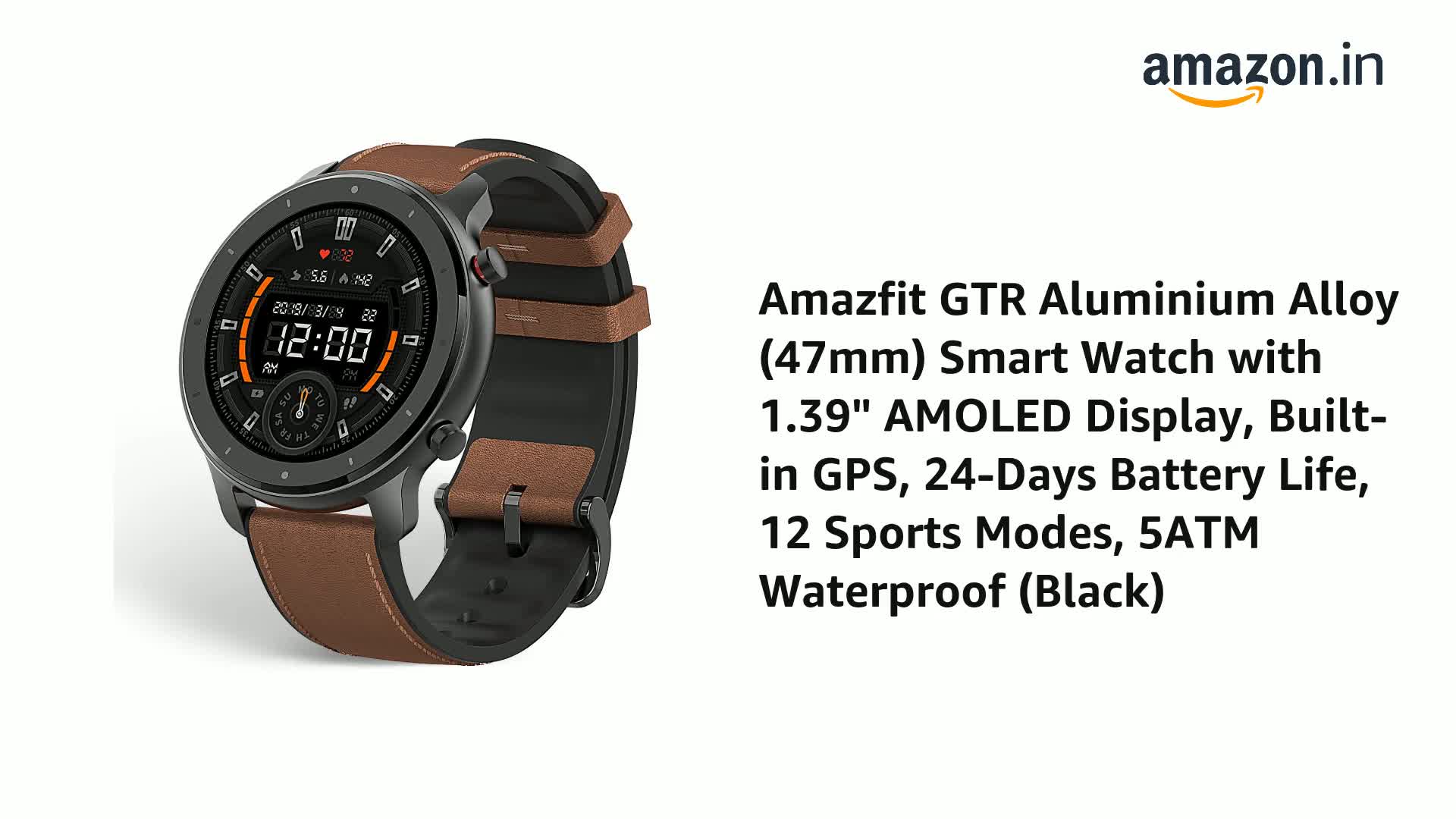 Huami Amazfit GTR 47mm (Aluminum Alloy)