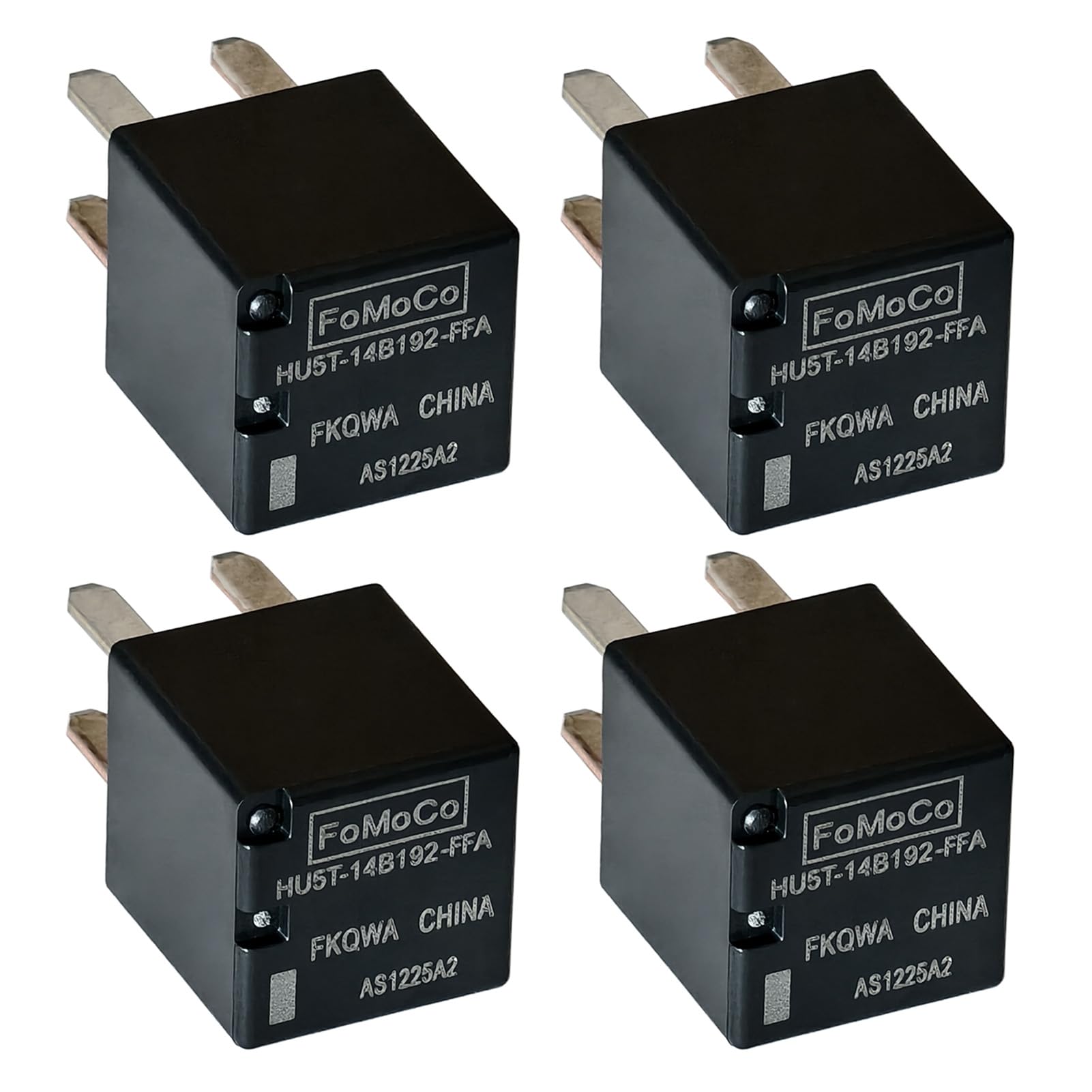 4Pcs HU5T-14B192-FFA 12VDC 20A Automotive Relay 4Pins