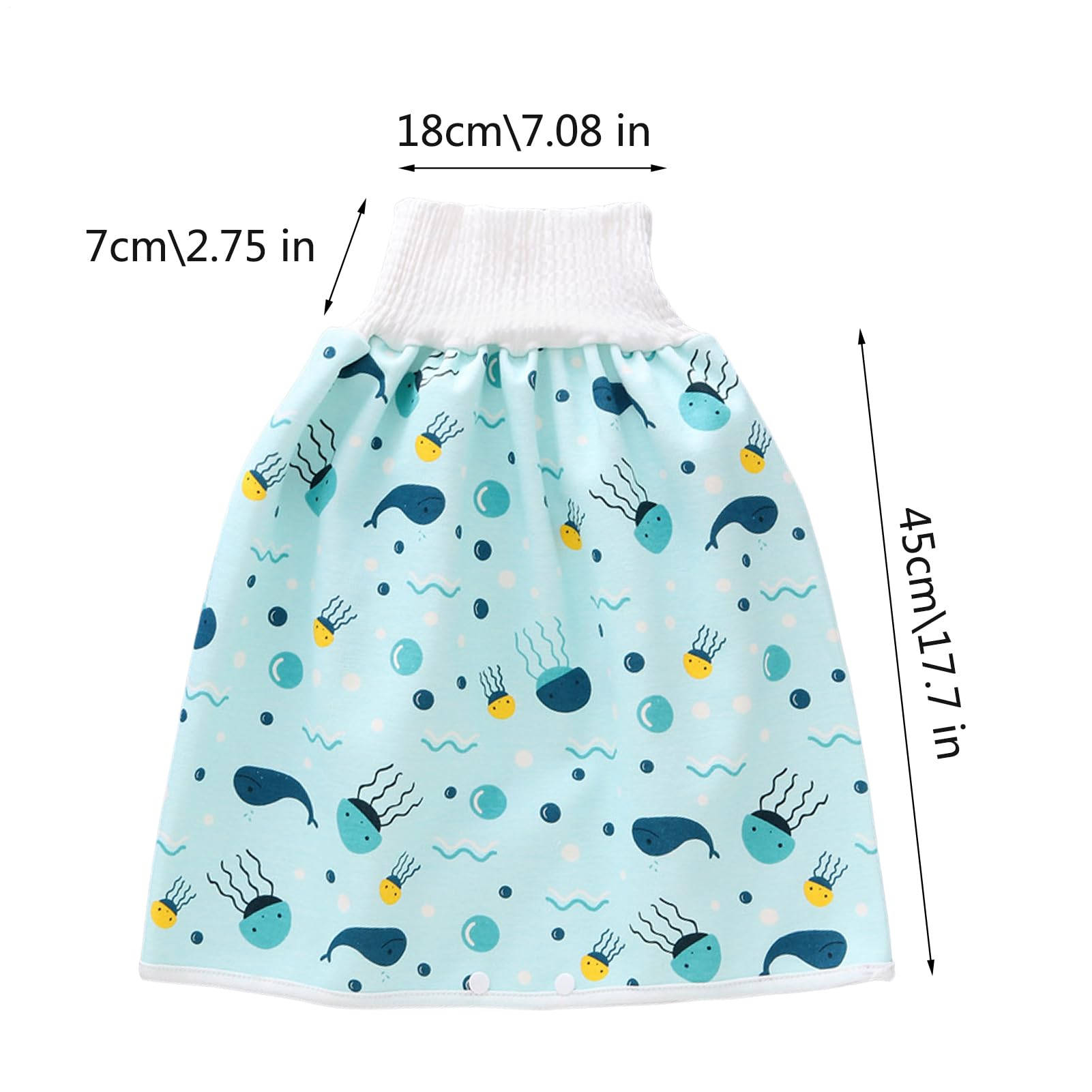 Babywindelröcke | Windelshorts aus Baumwolle | Unisex-Anti-Bettnässen-Windelhose für das Töpfchentraining