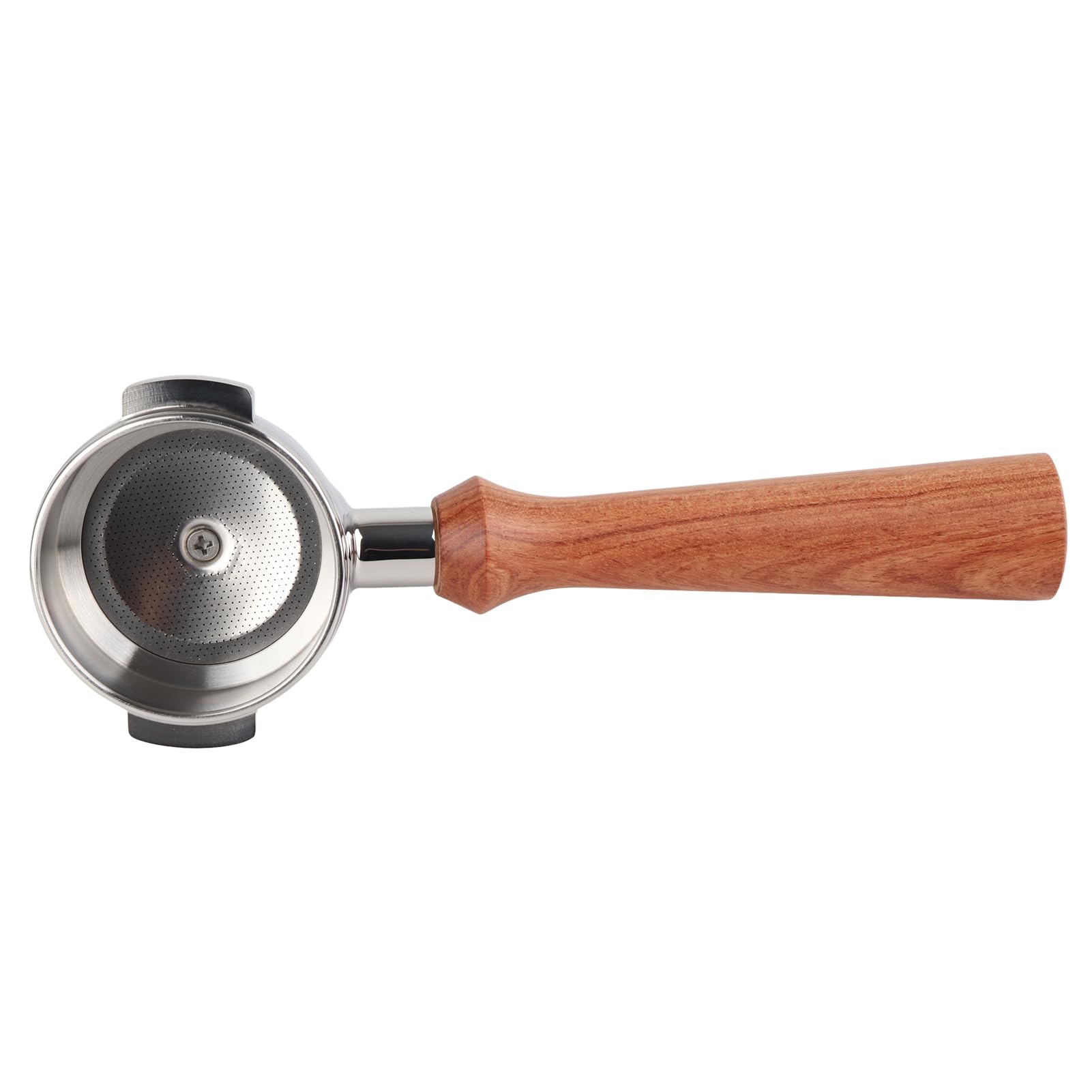 Portafiltro 58 Mm, Manico in Legno e Acciaio Inox per, for (F.