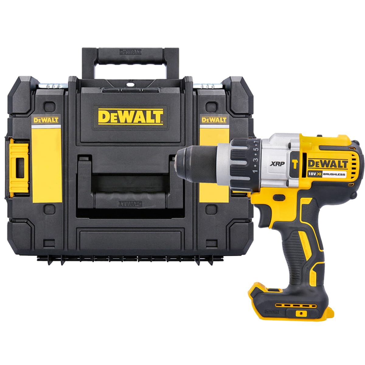 Dewalt DCD996N 18V Brushless Combi Hammer Drill with TSTAK II Tool Box