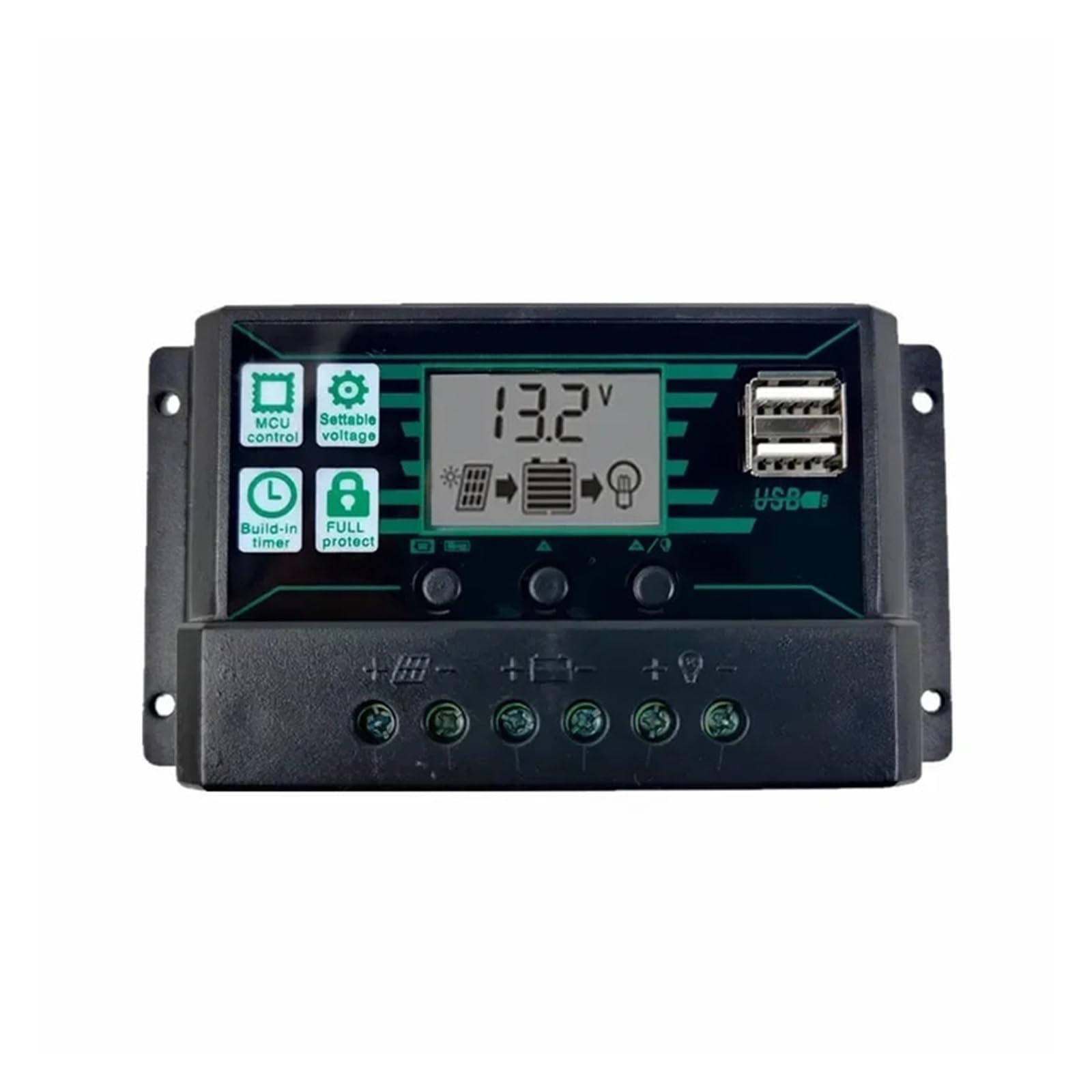 100A Solar Charge Controller 24V Sola Panel PV Controllers