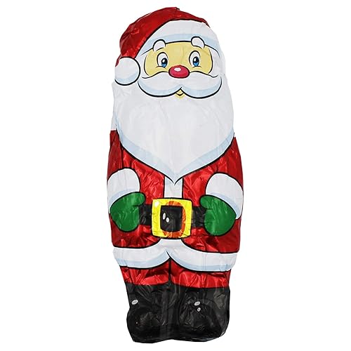 Miniatura 3 de Dulces navideños grandes de chocolate de Papá Noel, chocolate liso sólido, rellenos de bolsas de fiesta, papel de aluminio envuelto individualmente,