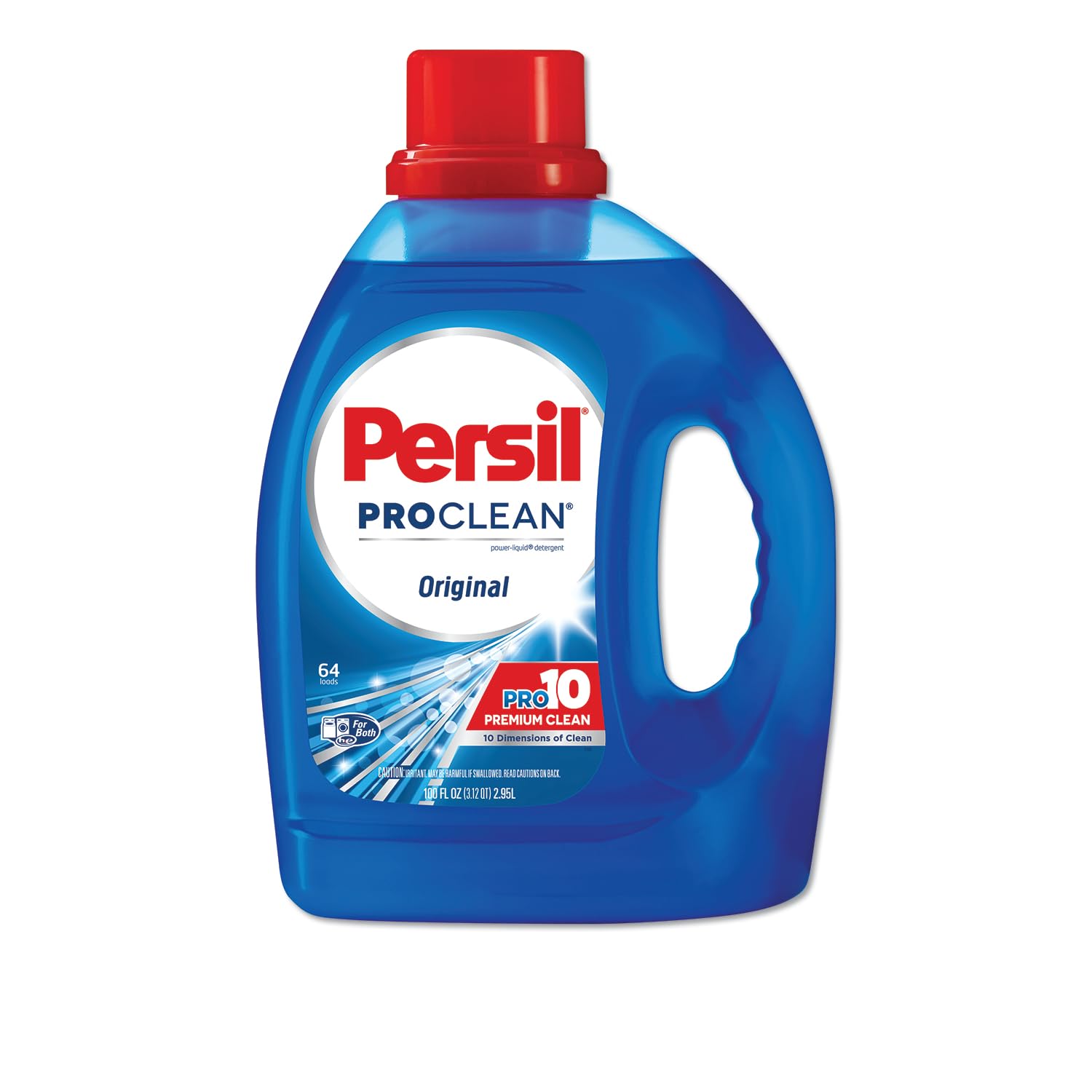 Persil 09457CT Power-Liquid Laundry Detergent, Original Scent, 100 oz Bottle, 4/Carton
