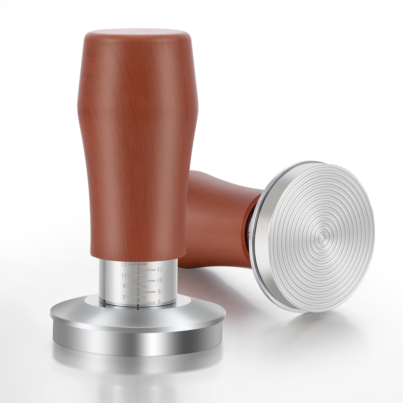 Tamper à expresso 51 mm en acier inoxydable pour porte filtre et machine à café barista