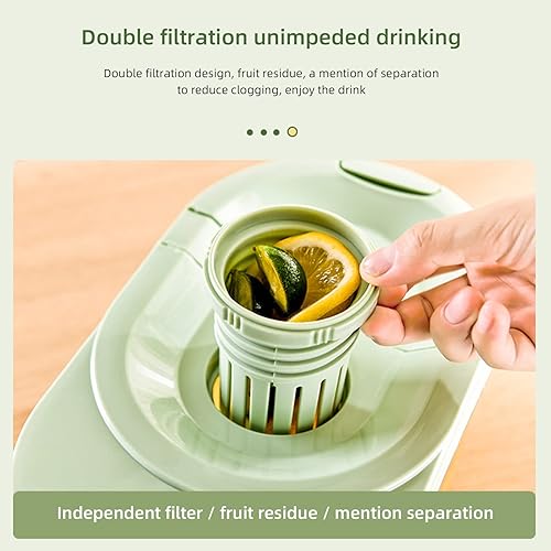 Miniatura 4 de MANMAOHE Refrigerador de 1 galón con grifo, dispensador de bebidas de plástico con grifo para refrigerador, dispensador de bebidas transparente,