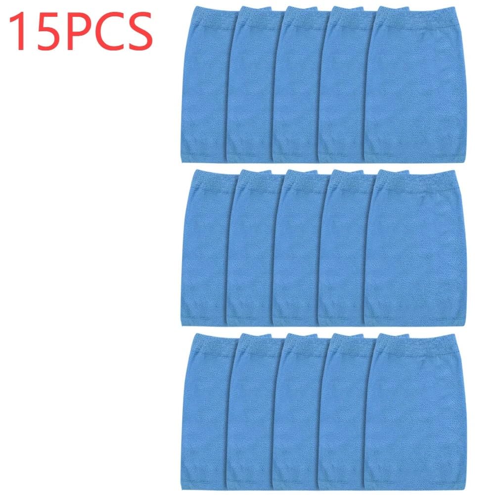 Set de Limpieza para Piscina Calcetines desnatadores para Piscinas Filtro de residuos de Hojas Filtro de Malla de Nailon para Tanques de Almacenamiento de Agua domésticos(15pcs)