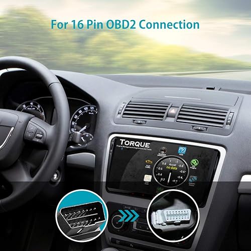 Miniatura 5 de XTRONS Bluetooth OBD2 Android OBDII - Escáner de diagnóstico automático de coche, par especial para XTRONS Android estéreo de coche para Ford para