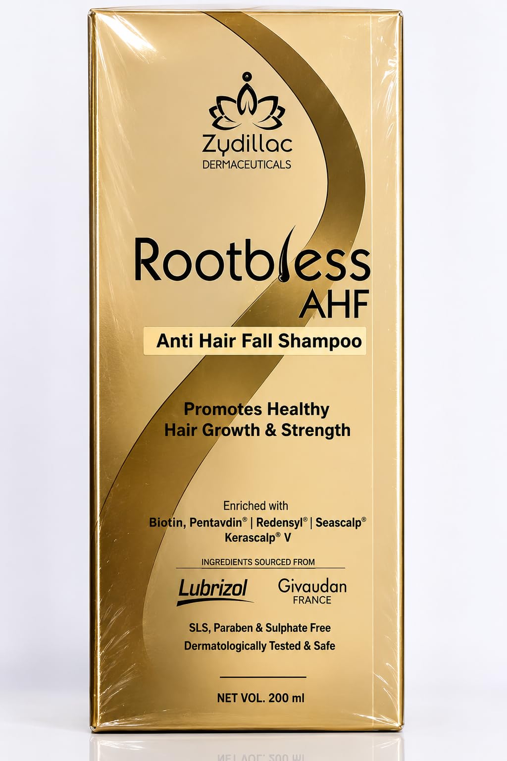 Rootbless AHF Anti Hair Fall Shampoo for Healthy Hair Growth & Strength | Biotin, Redensyl, Pentavitin & Seascalp Enriched | Sulphate & Paraben Free | Dermatologically Tested | 100 ml-image-5