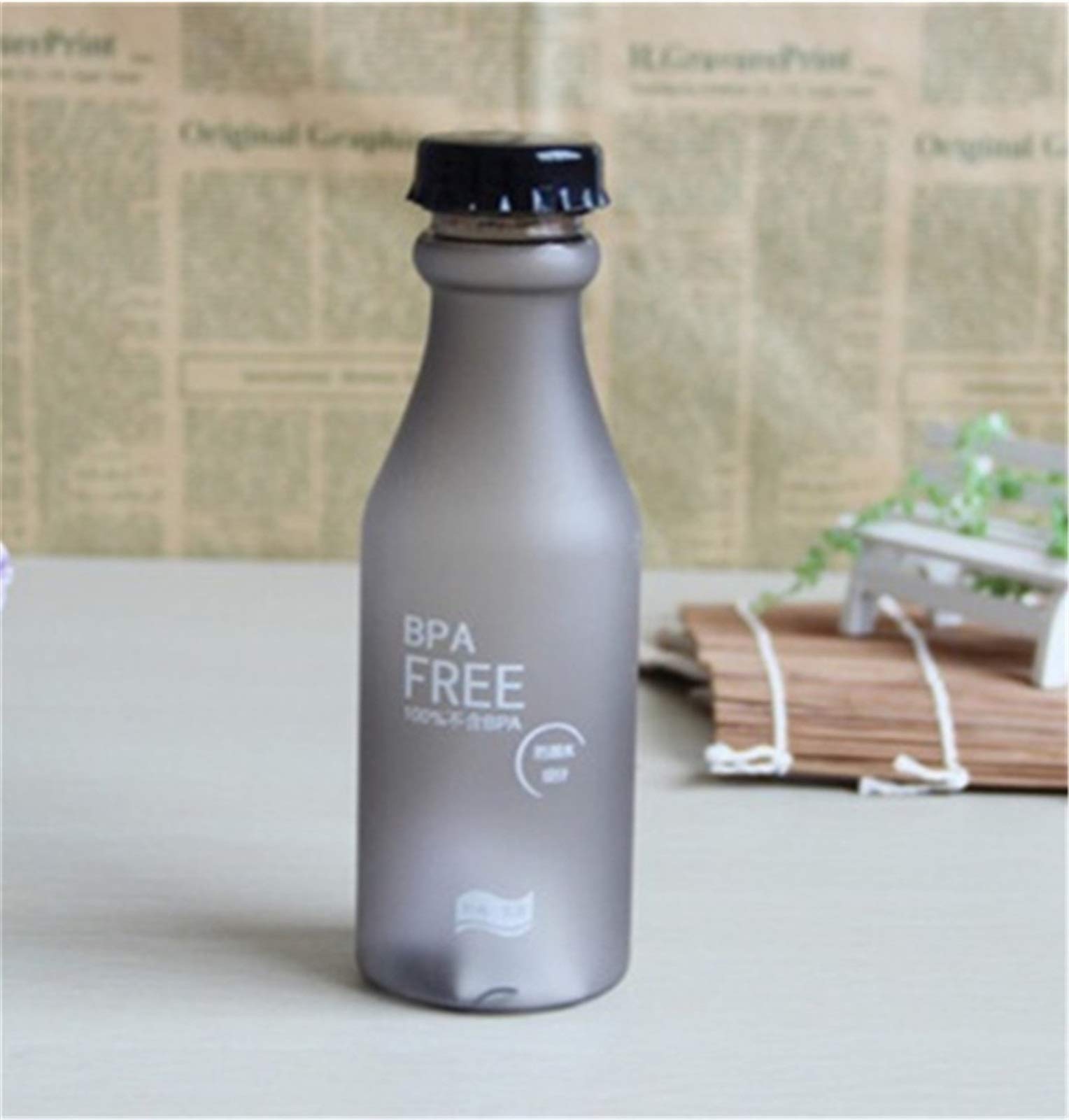 Bouteille d'eau sport pour camping et running gourde étanche 550ml