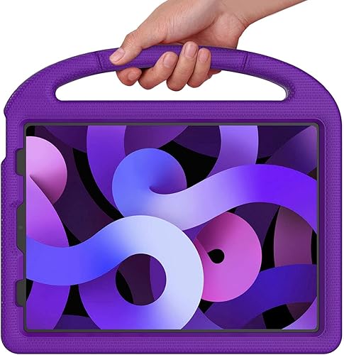 Miniatura 9 de SUPLIK Funda infantil para iPad Air de 54 generación (10.9 pulgadas, 20222020), construida con protector de pantalla, iPad Air 5, funda a prueba de