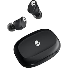 Skullcandy Smokin Buds 360 Wireless Noise Isolating Earbuds - True Black | In-Ear Fit, Bluetooth, 20 Hours Battery, IPX4 Sweat and Water Resistant, Microphone for iPhone Android, Commuting, Studying