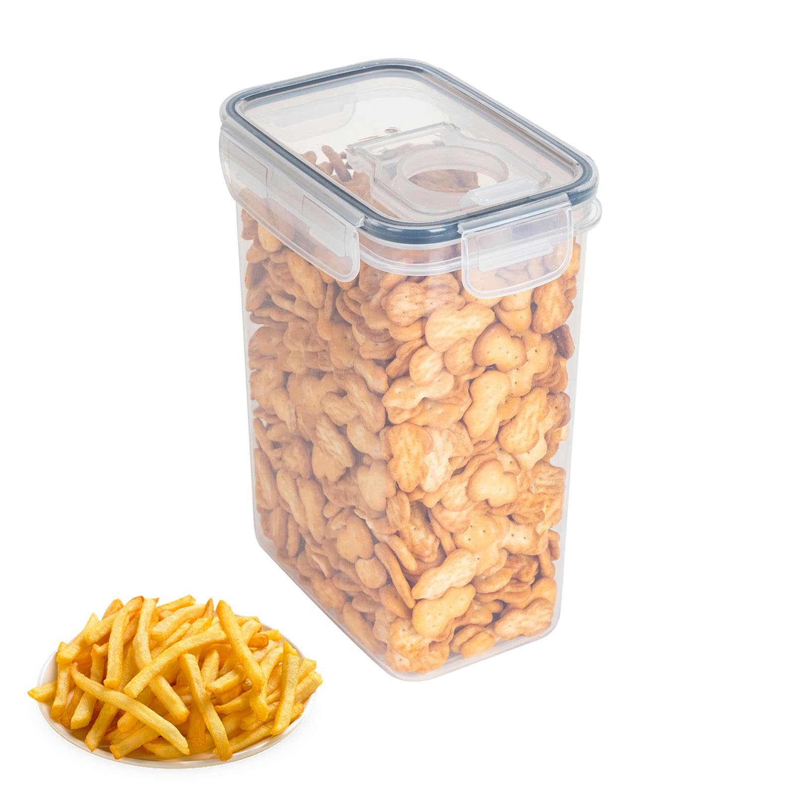 Flour and Sugar, Kitchen Food Storage Set | 5 Pieces Organization Pantry and Cereal Storage Set with Lids
