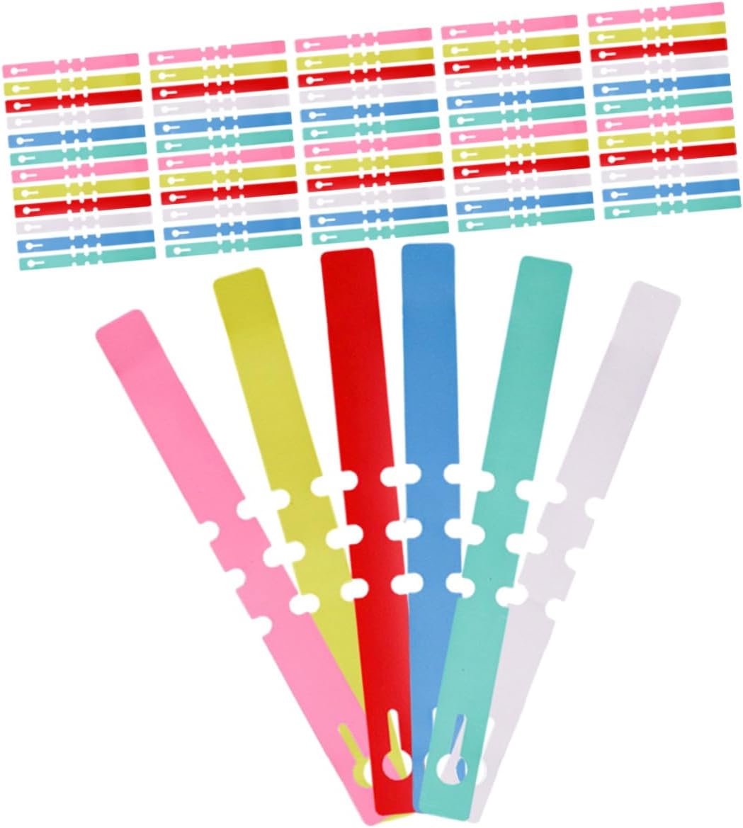 1200pcs Waterproof PVC Plant Identification Tags and Adjustable Tree Wrap Labels for Garden and Nursery, Multi-Color Planting Markers with Hanging Loops for Outdoor Gardening