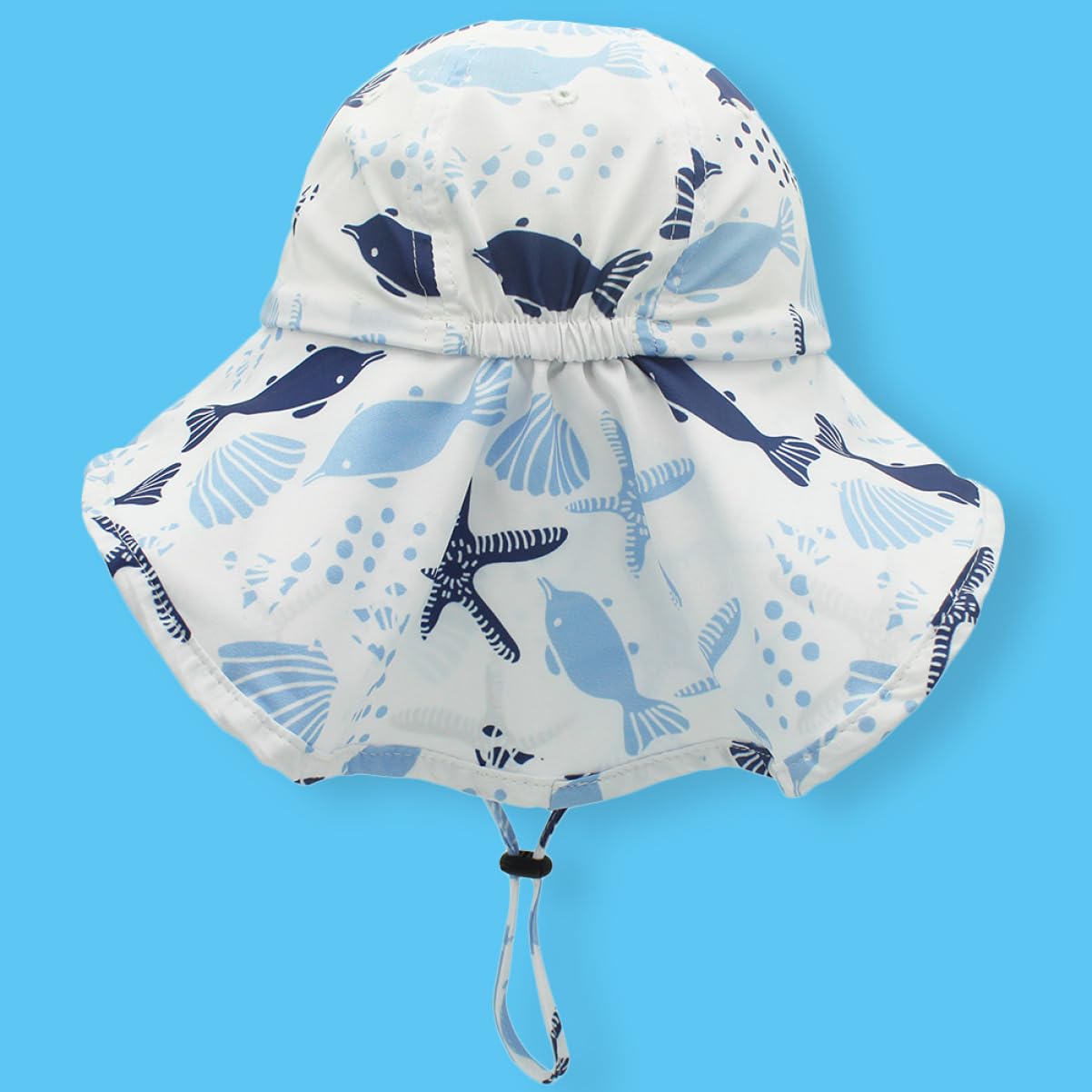 Parasol Sombrero de protección Solar Sombrero con Solapa en el Cuello Sombrero de Cubo de bebé Carpa de Playa para Bebe Sombrero de Pescador Sombrero al Aire Limpiar