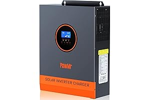 Growatt 3000W Solar Inverter - Pure Sine Wave Power with 80A MPPT Charge Controller