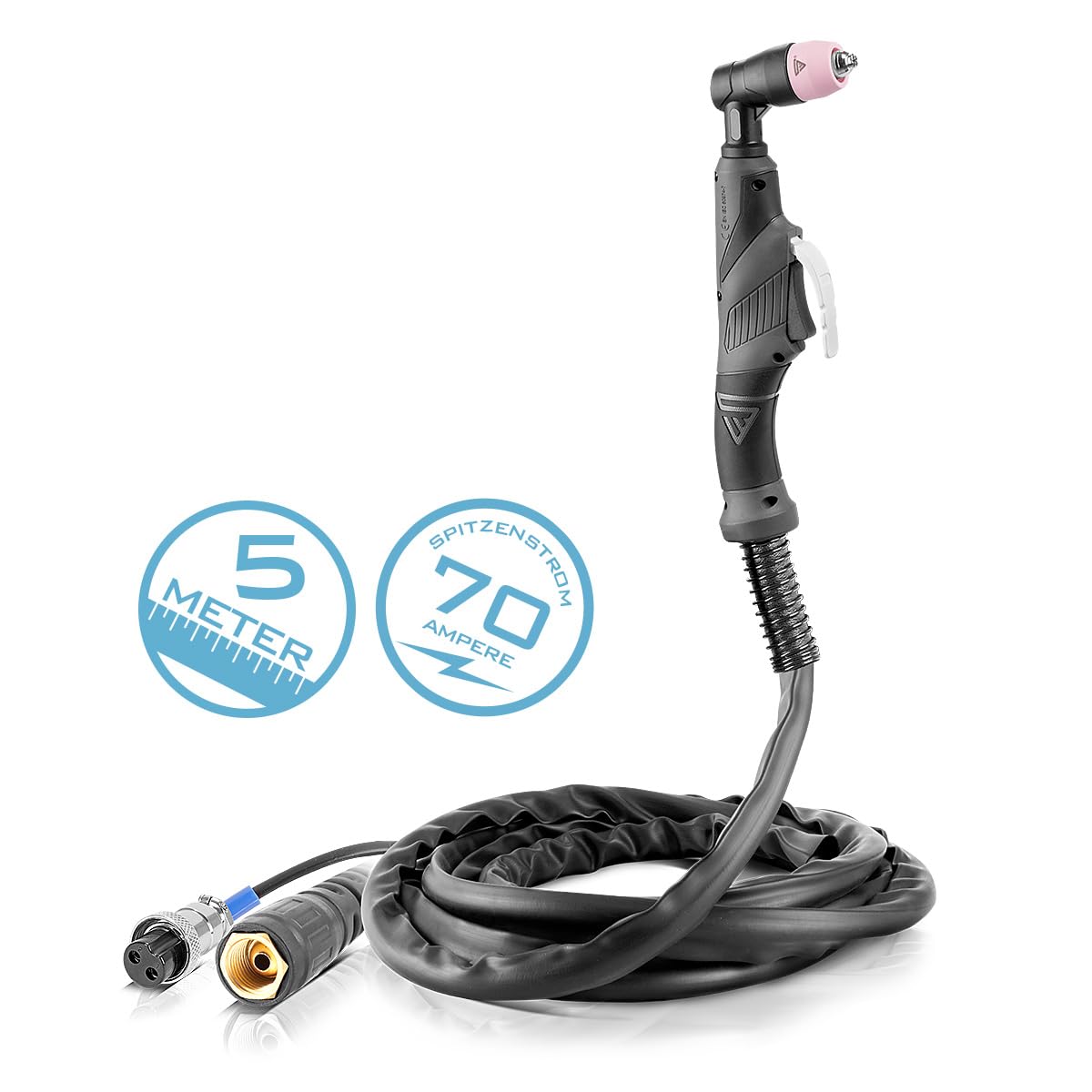 STAHLWERK antorcha de plasma AG-60/SG-55 con paquete de mangueras 5m cortador de plasma hasta 70 A máquinas de soldadura accesorios originales