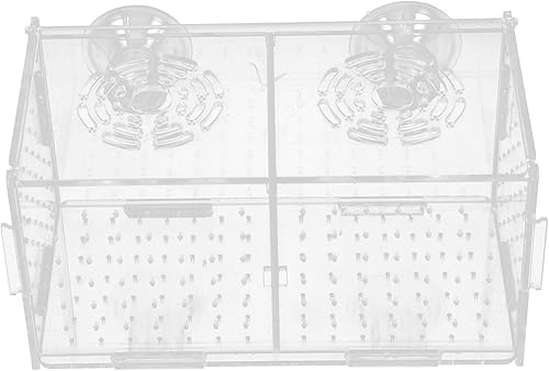 Miniatura 18 de Caja de cría de peces, caja de incubadora de incubadora, cajas de cría de peces de acuario, cajas divisorias para eclosionar, accesorio