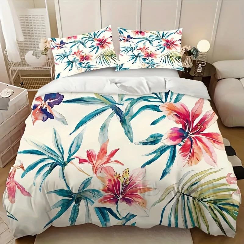Housse couette douce microfibre 140x200 au fini rétro haut de gamme