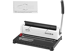 Manual VEVOR Coil Spiral Binding Machine: Simplify Your Binding Needs