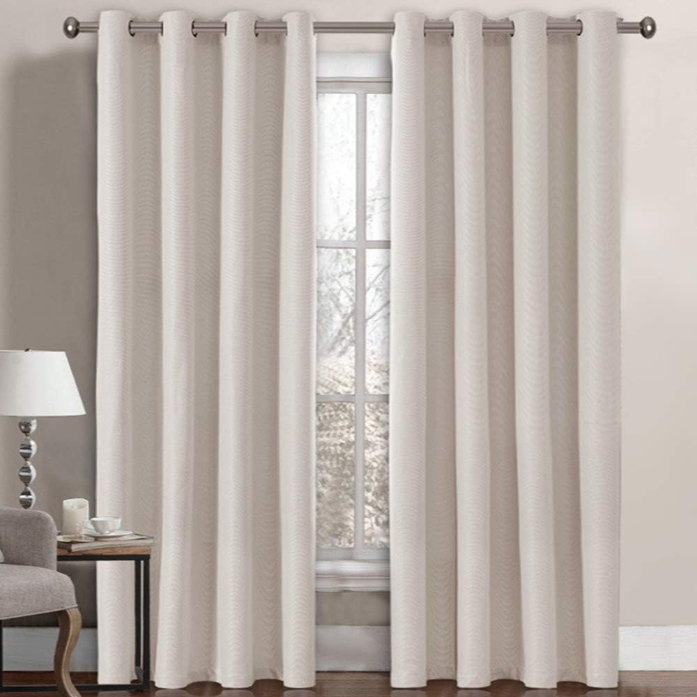 H. VERSAILTEX Linen Curtains Thermal Insulated Grommet Blackout