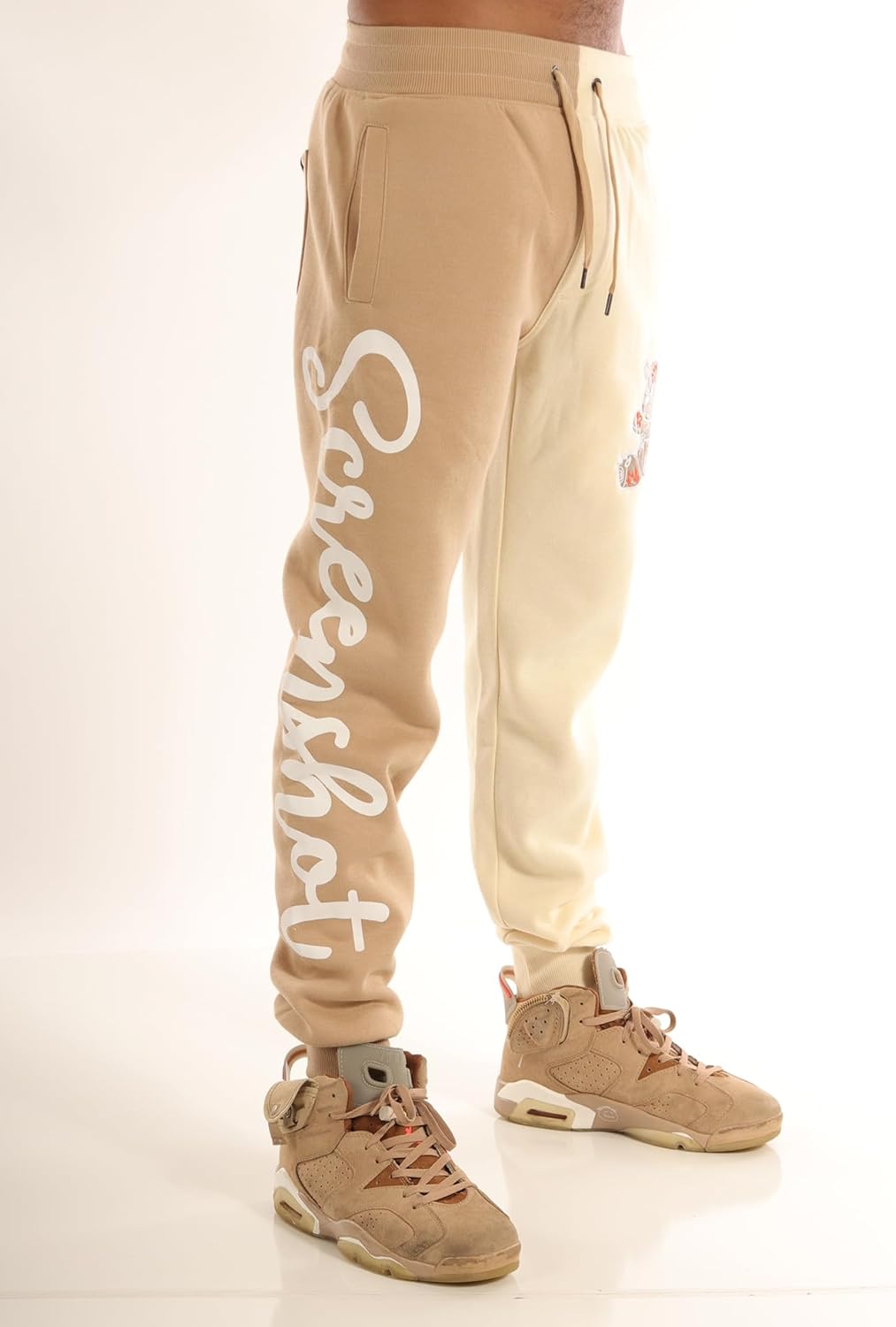 SCREENSHOT P1113 Fleece Pants Premium Urban Streetwear Graphic Sweatpants - Classic Jogger Fit - Image 2