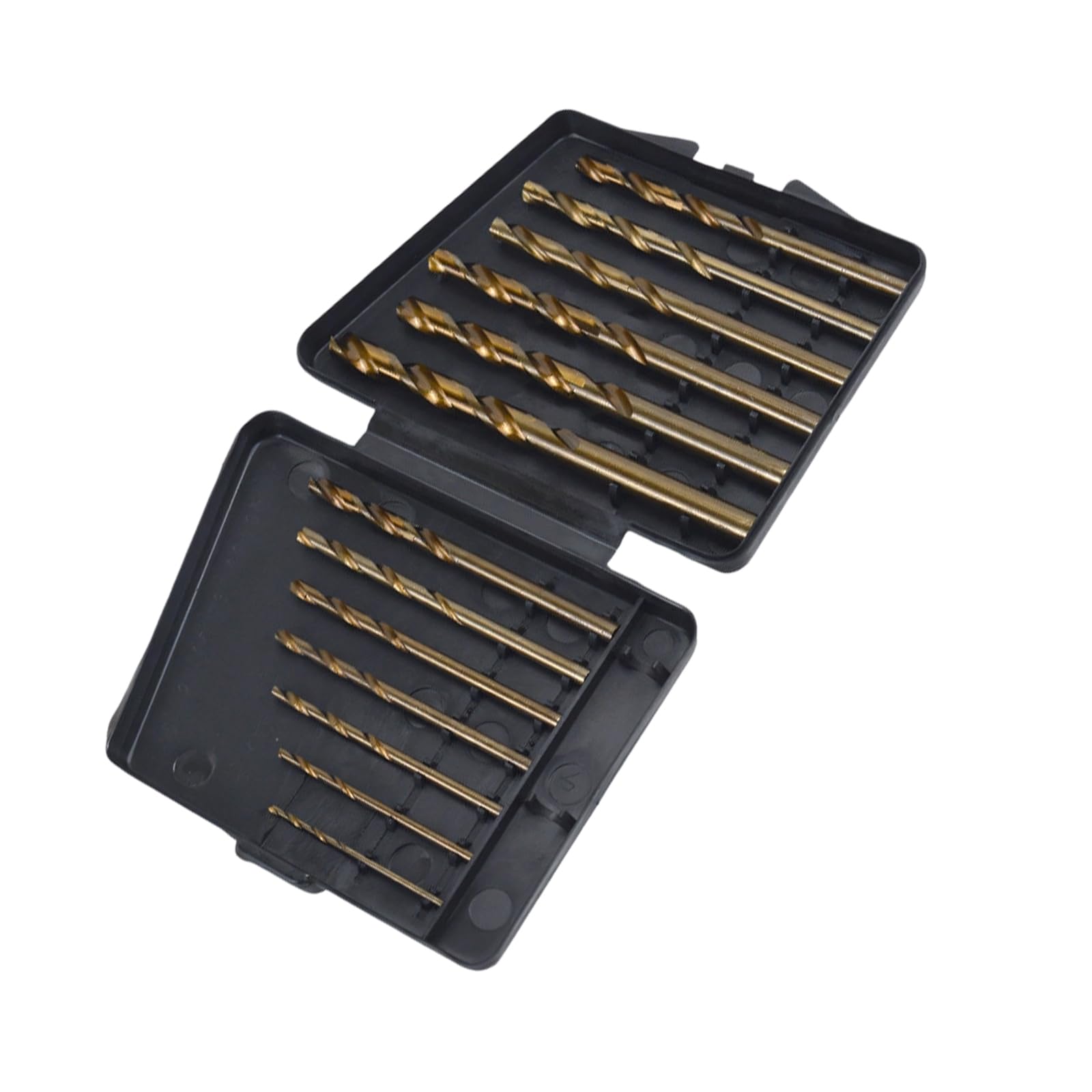 Hogtnd Pack Of 13 Heat Treated Spiral Drill Bit Set, Wood Drill Bit For Woodworking And Projects With Metal Construction, Metal Drill Bit For Wood