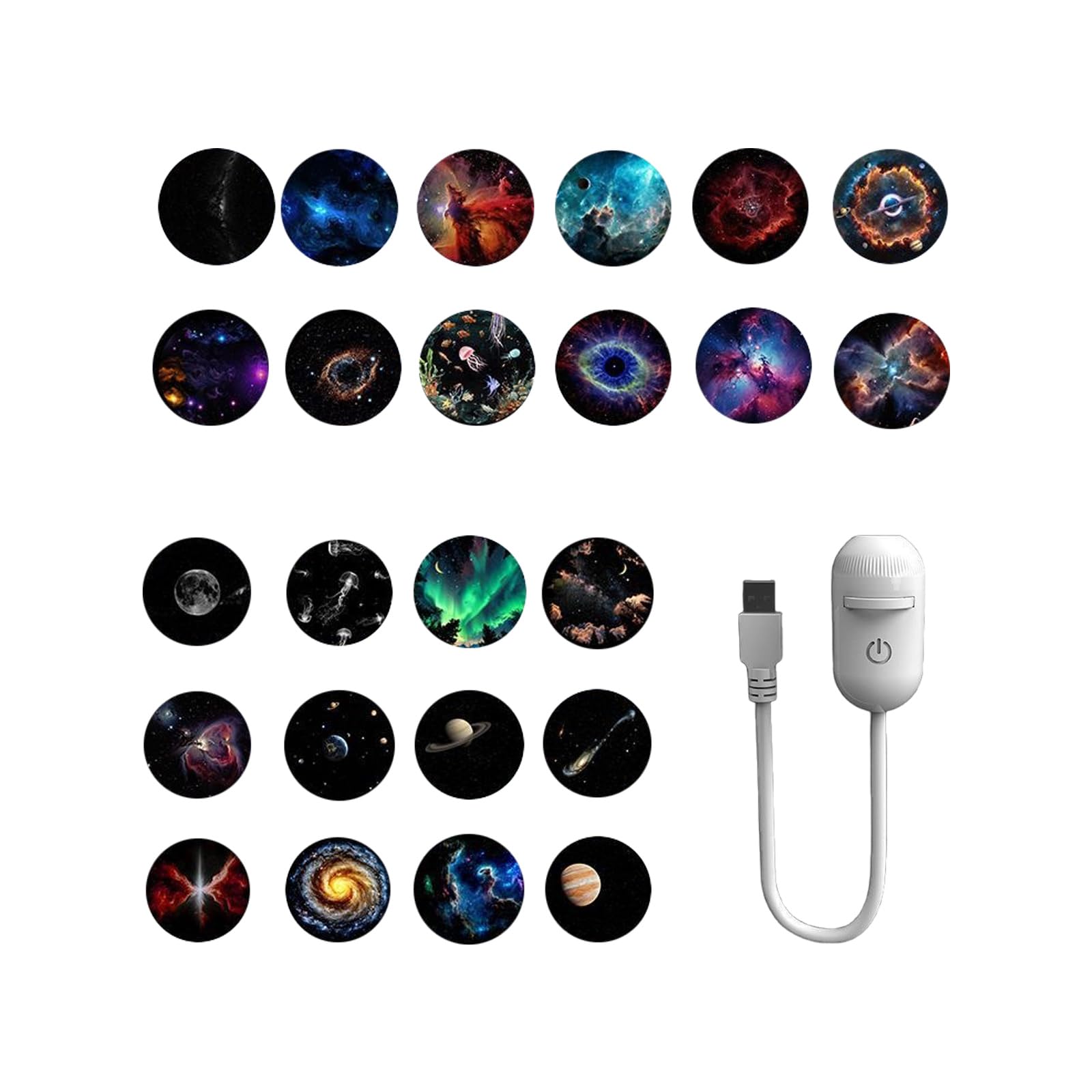 Tsophreniq 360 Degree Rotating Planet Projection Night Lamp Led Atmospheres Projection Light for Bedroom Ceiling Wall Decoration for Bedroom Ceiling Room Wall Decoration