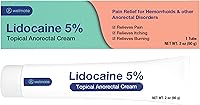 Vista 7 de WELMATE - Crema adormecedora de lidocaína al 5%, 6oz (170g) - Crema de lidocaína de máxima potencia - Alivio de hemorroides - Anestésico de uso