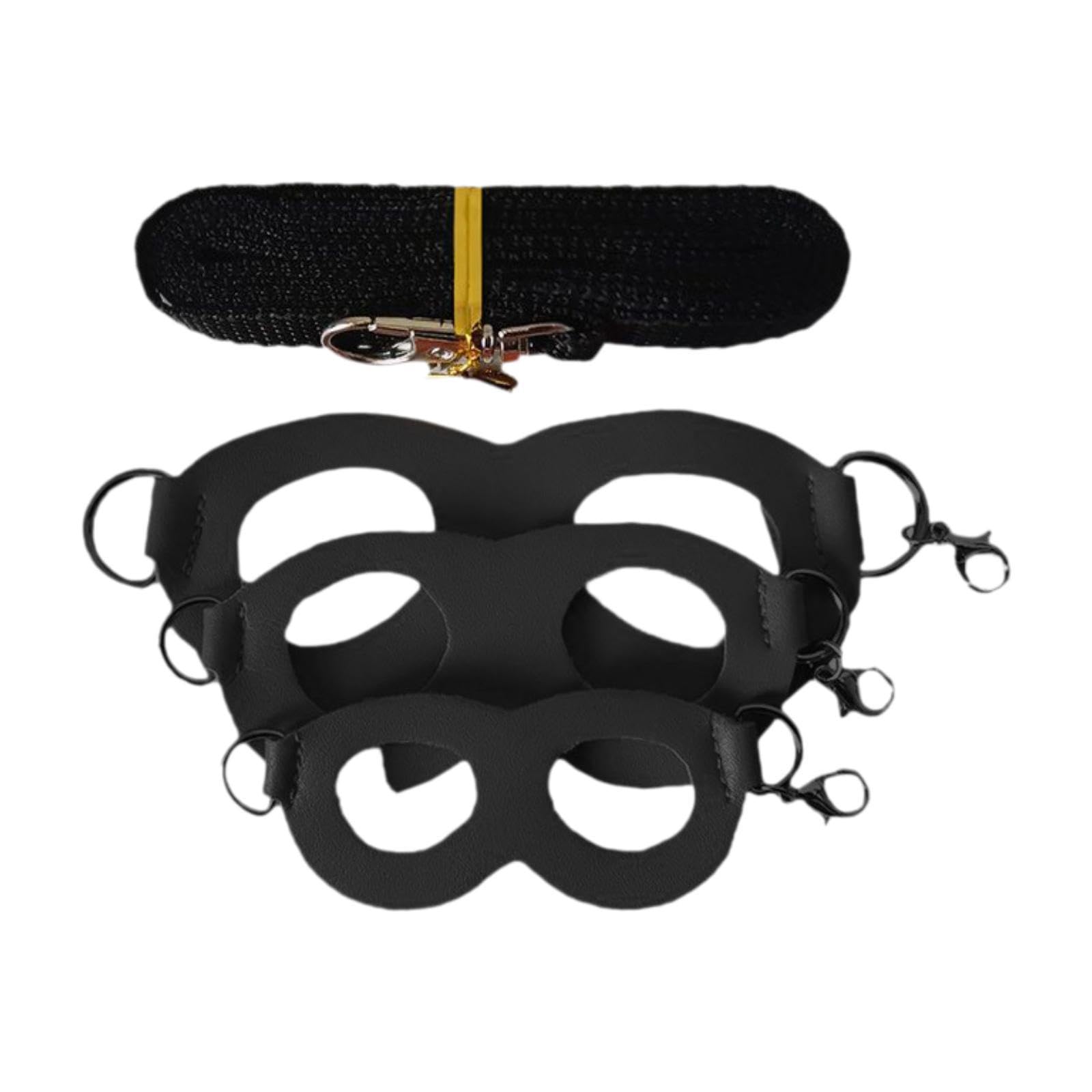 bnf 3x sugar glider harness and leash set outdoor for rabbits hamsters squirrels black | pet supplies | small animal supplies | collars leads & harnesses
