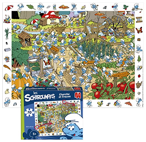 Diset Schlümpfe Suchbild-Puzzle Cover