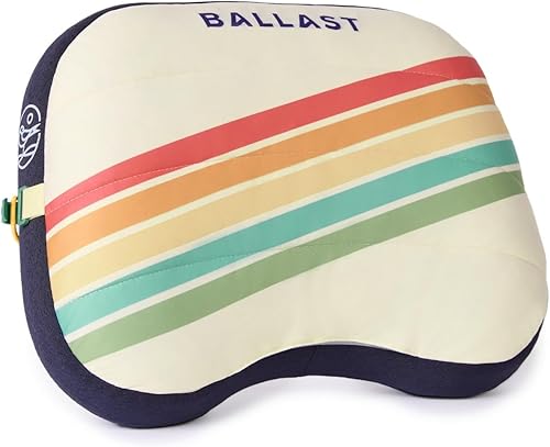 Vista 13 de Ballast - Almohada inflable cómoda, duradera y compacta, se mantiene en playas ventosas gracias a la bolsa de arena patentada, para playas