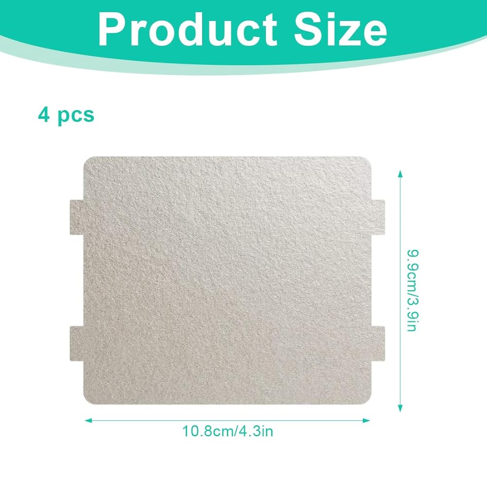 4 Fogli Di Mica Per Microonde 99x108mm - Isolante Termico, Protezione Magnetron, Riutilizzabile - Foto 2