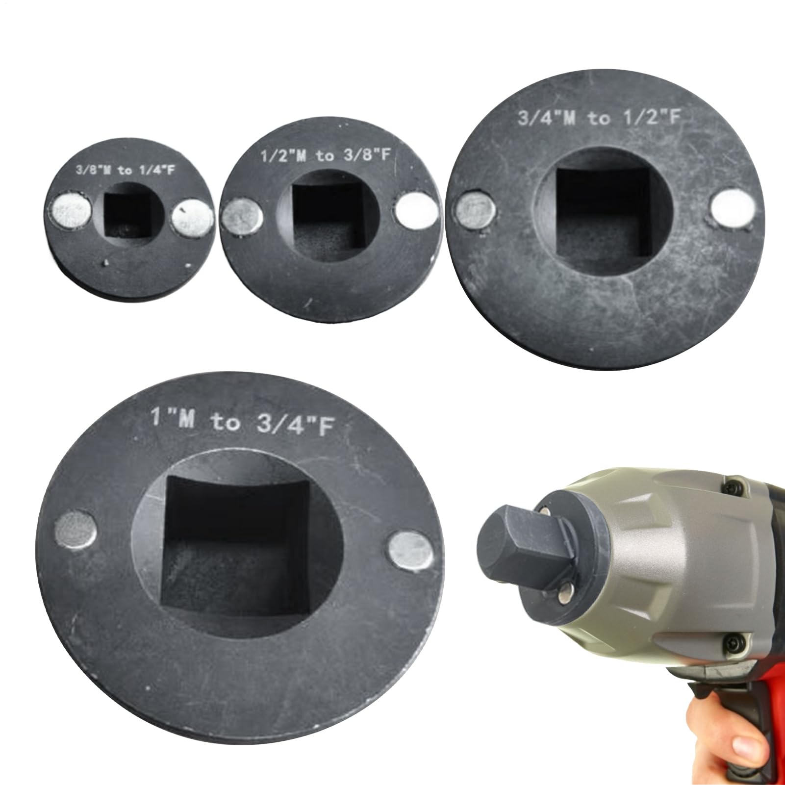 Juego De Adaptadores Para Carraca Alargadera Magnética Articulada Para | Juego Prolongadores Vaso Para Automoción Electricista Mecánica Y Mecánico