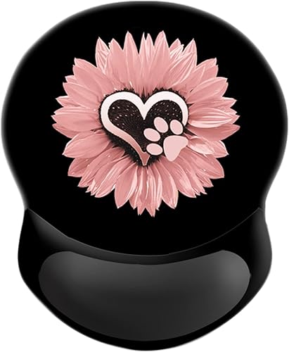 Miniatura 51 de Alfombrilla de mouse ergonómica con soporte para muñeca, cómoda alfombrilla de mouse para computadora con base de poliuretano antideslizante